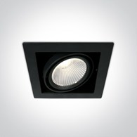 51130/B/C czarny wpuszczany downlight COB LED 4000