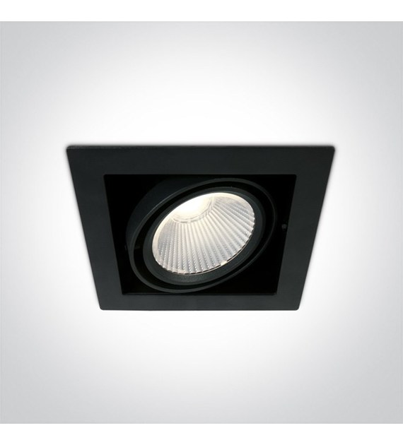 51130/B/C czarny wpuszczany downlight COB LED 4000