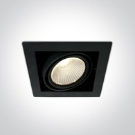 51130/B/W czarny wpuszczany downlight COB LED 3000