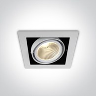 51130/W/W biały regulowany downlight COB LED 30W 2