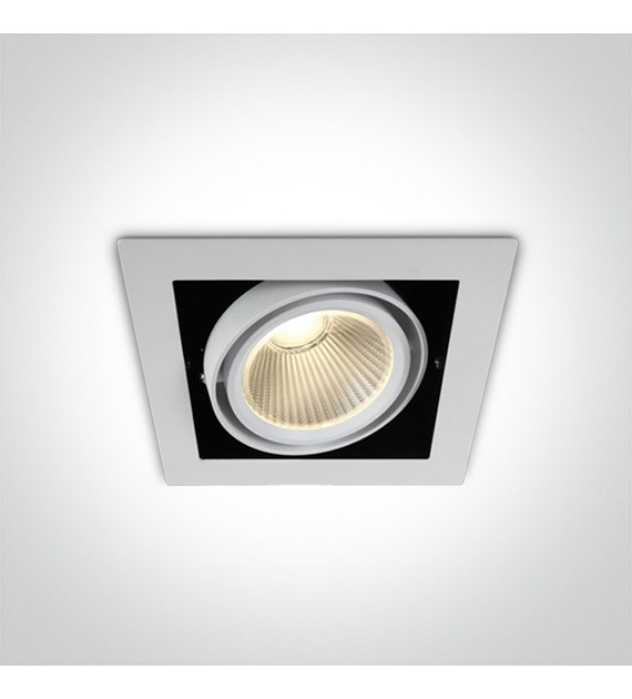 51130/W/W biały regulowany downlight COB LED 30W 2