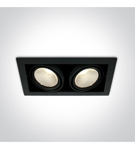 51230/B/W czarny wpuszczany downlight COB LED 3000