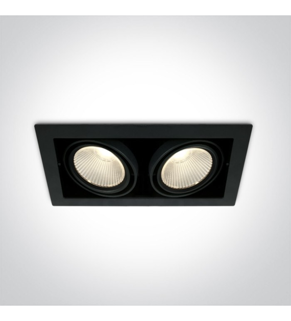 51230/B/W czarny wpuszczany downlight COB LED 3000