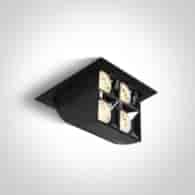 51406B/B/W czarny wpuszczany downlight z odbłyśnik