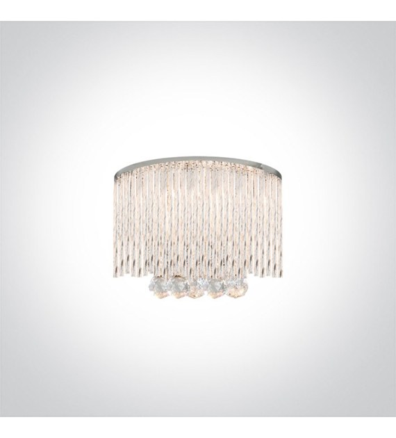 60158 dekoracyjny chromowany kinkiet G9 2x9W 100-2