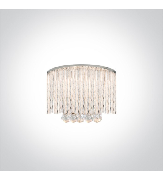 60158 dekoracyjny chromowany kinkiet G9 2x9W 100-2