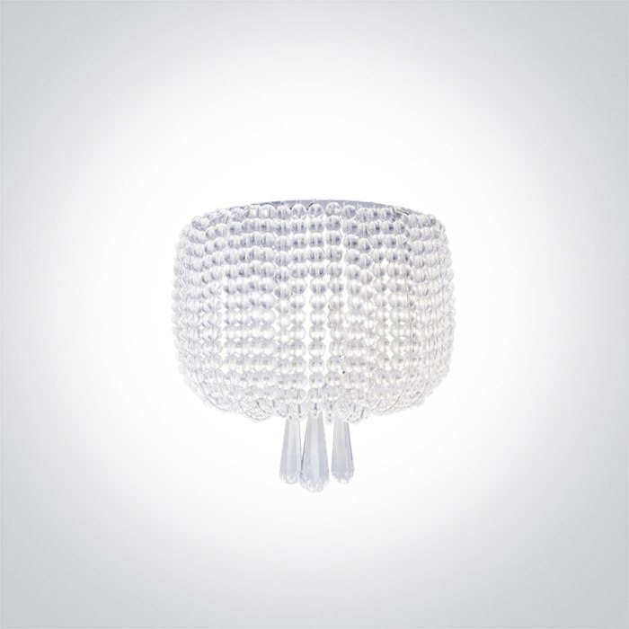 60162 dekoracyjny chromowany kinkiet G9 2x9W 100-2