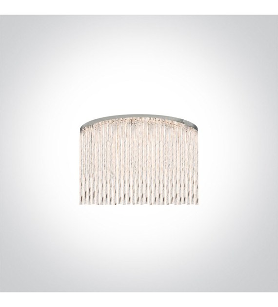 60168 dekoracyjny chromowany kinkiet G9 2x9W 100-2