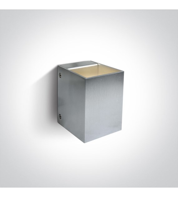 6017G/AL aluminiowy kinkiet z oprawką G9 40W