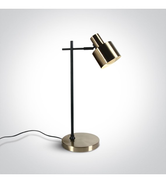 61116A/BBS Lampa biurkowa mosiężna E27 One Light
