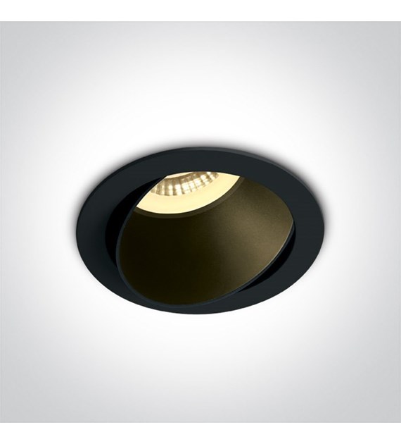 11105M/B/B Wpust Vitali czarny 1xGU10 IP20 One