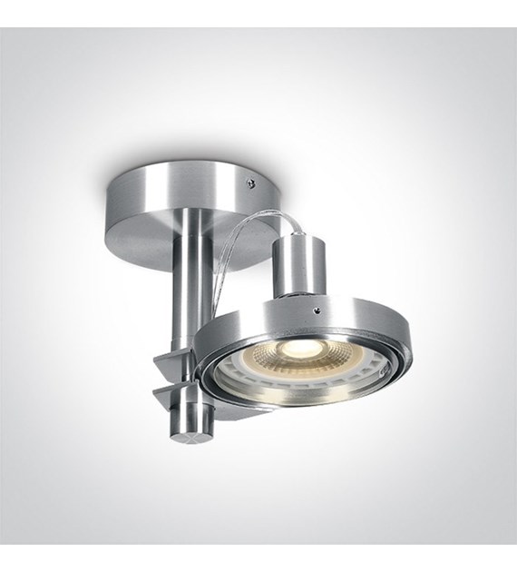 62110/AL aluminiowa oprawa sufitowa z oprawką GU10