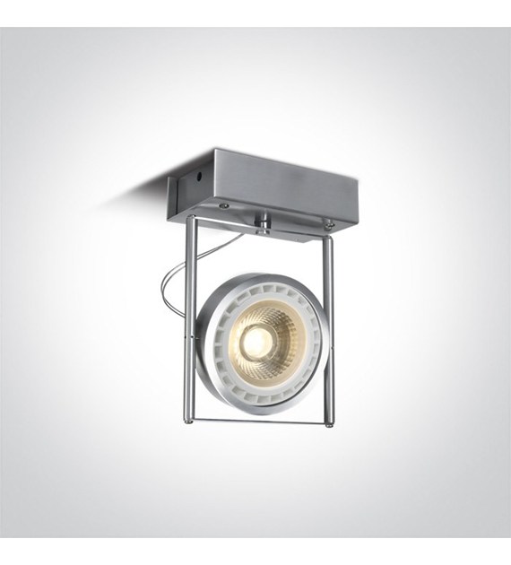 62110A/AL aluminiowa oprawa sufitowa z oprawką GU1