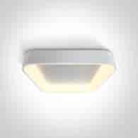 62142NA/W/W biały plafon LED 3000K 50W; nieściemni