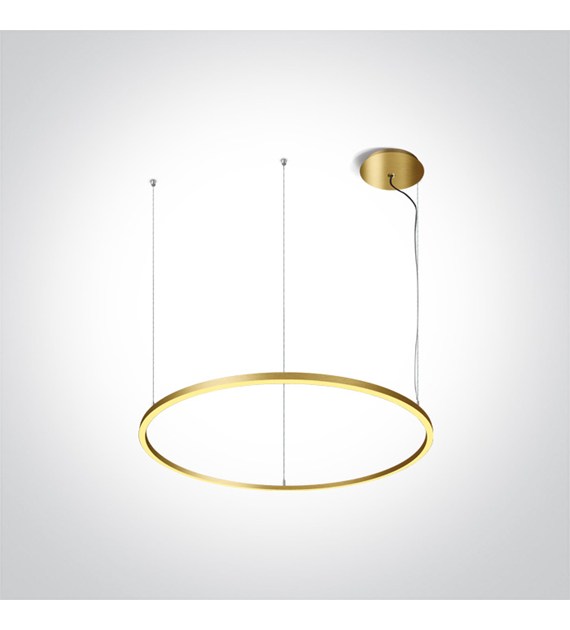 62156C/BBS/W lampa wisząca w kolorze szczotkowaneg