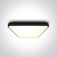 62160A/B/W czarny plafon LED 3000K 62W; nieściemni