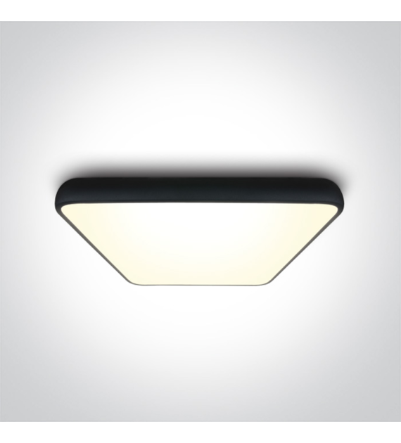 62160A/B/W czarny plafon LED 3000K 62W; nieściemni