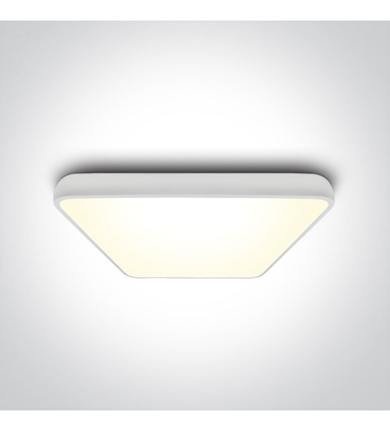 62160A/W/W biały plafon LED 3000K 62W; nieściemnia