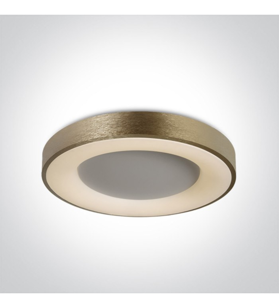 62182A/BGL/W plafon LED w kolorze szczotkowanego z