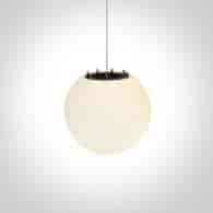 63028A ozdobna biała lampa wisząca E27 IP54 średni
