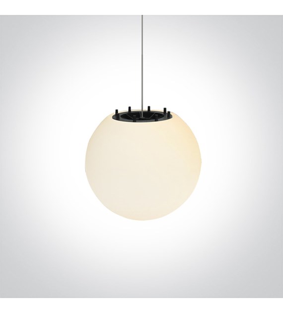 63028A ozdobna biała lampa wisząca E27 IP54 średni