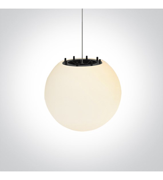 63028B ozodbna biała lampa wisząca E27 IP54 średni