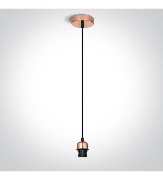 63126/CU miedziane zawiesie E27 20W