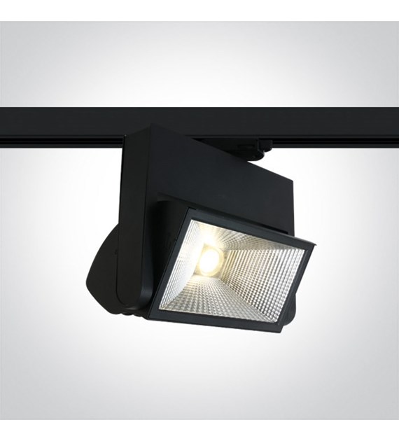 65040T/B/C czarny regulowany reflektorek Track Spo