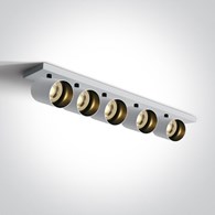 65505N/W biała lampa sufitowa w stylu retro GU10 M