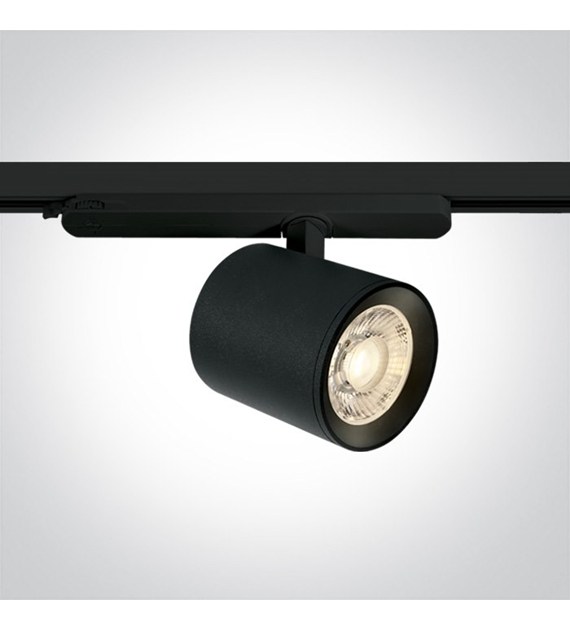 65654BT/B/C czarny reflektorek track spot COB LED