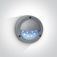 67126/G/BL szary kinkiet LED o niebieskiej barwie