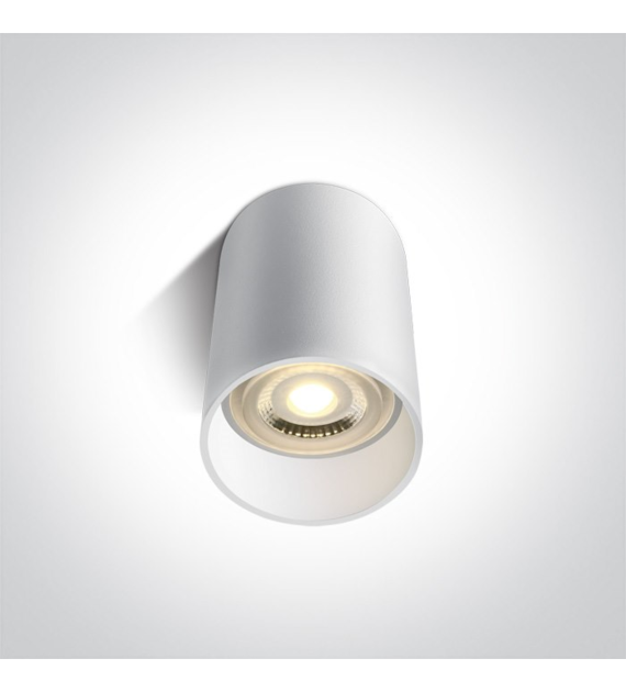 12105E/W Oprawa sifitowa biała GU10 10W IP20