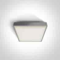 67282N/G/W szary plafon LED 3000K 16W IP65; nieści