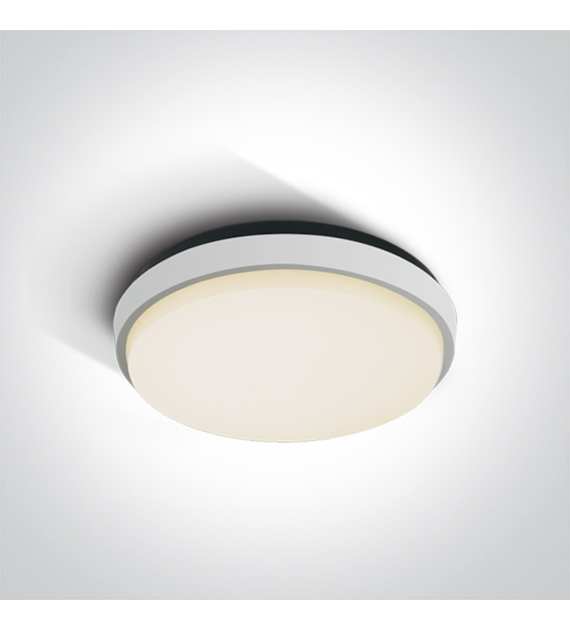 67363/W/W biały plafon LED 3000K 30W IP54; nieście