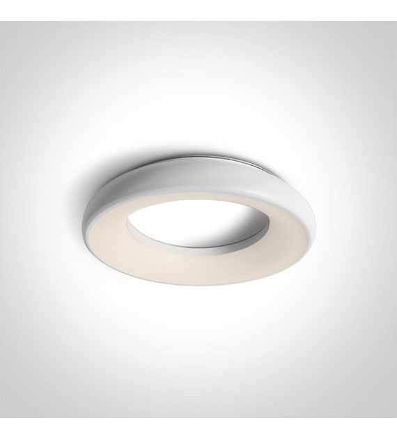 67402/W/W biały plafon LED 3000K 25W IP40; nieście