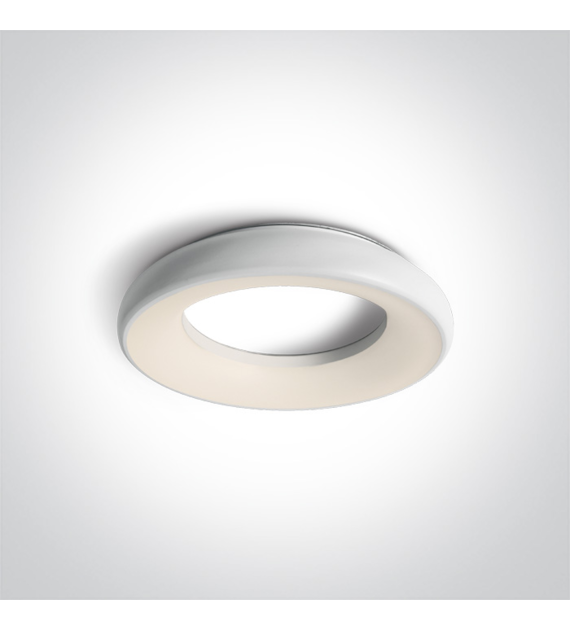 67402/W/W biały plafon LED 3000K 25W IP40; nieście