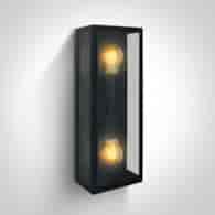 67406B/B czarna lampa ogrodowa 2x40W  E27; stal ni