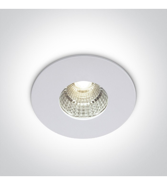 10107M/W/W biały wpust LED 7W WW IP54 dark light 2