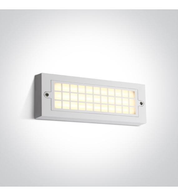67502C/AN/W biały kinkiet zewnętrzny AC LED 6W 230