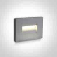 68064/G/W szara ścienna oprawa  do wbudowania LED