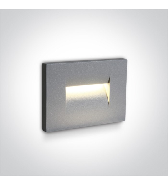 68064/G/W szara ścienna oprawa  do wbudowania LED