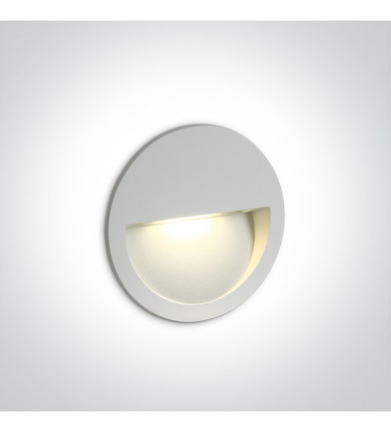 68068/W/W biały wpust ścienny LED 3000K 3W IP65; z