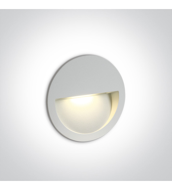 68068/W/W biały wpust ścienny LED 3000K 3W IP65; z