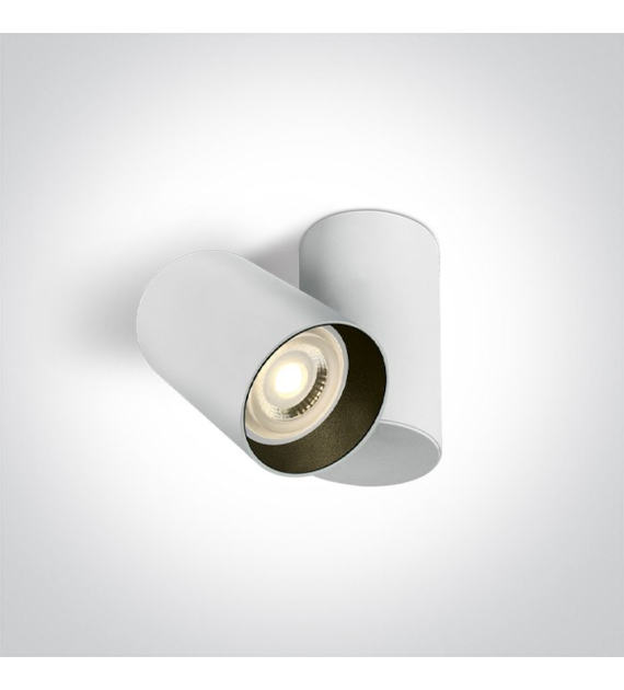 65105E/W Lampa sufitowa biała 10W GU10 IP20 230V