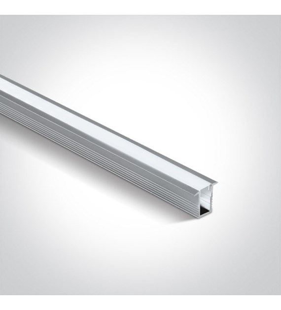 7901R/AL profil aluminiowy wpuszczany 2m z mleczny