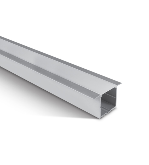 7910R/AL profil aluminiowy wpuszczany 2m z mleczny