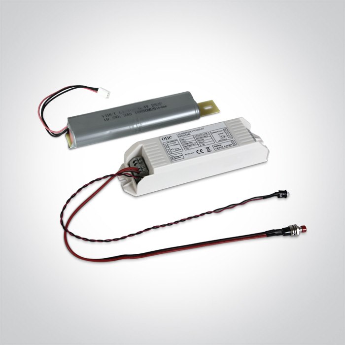 89009/EME awaryjny zestaw dla lamp 3-7W GU10 i E27