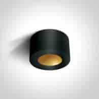 12108FD/B/BS Lampa sufitowa czarna LED 8W 3000K