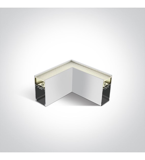 050170D/W/C biały narożnik UGR19 LED 8W 4000K do 3