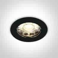 10105X/B Wpust czarnyz oprawką GU5.3 MR16 50W